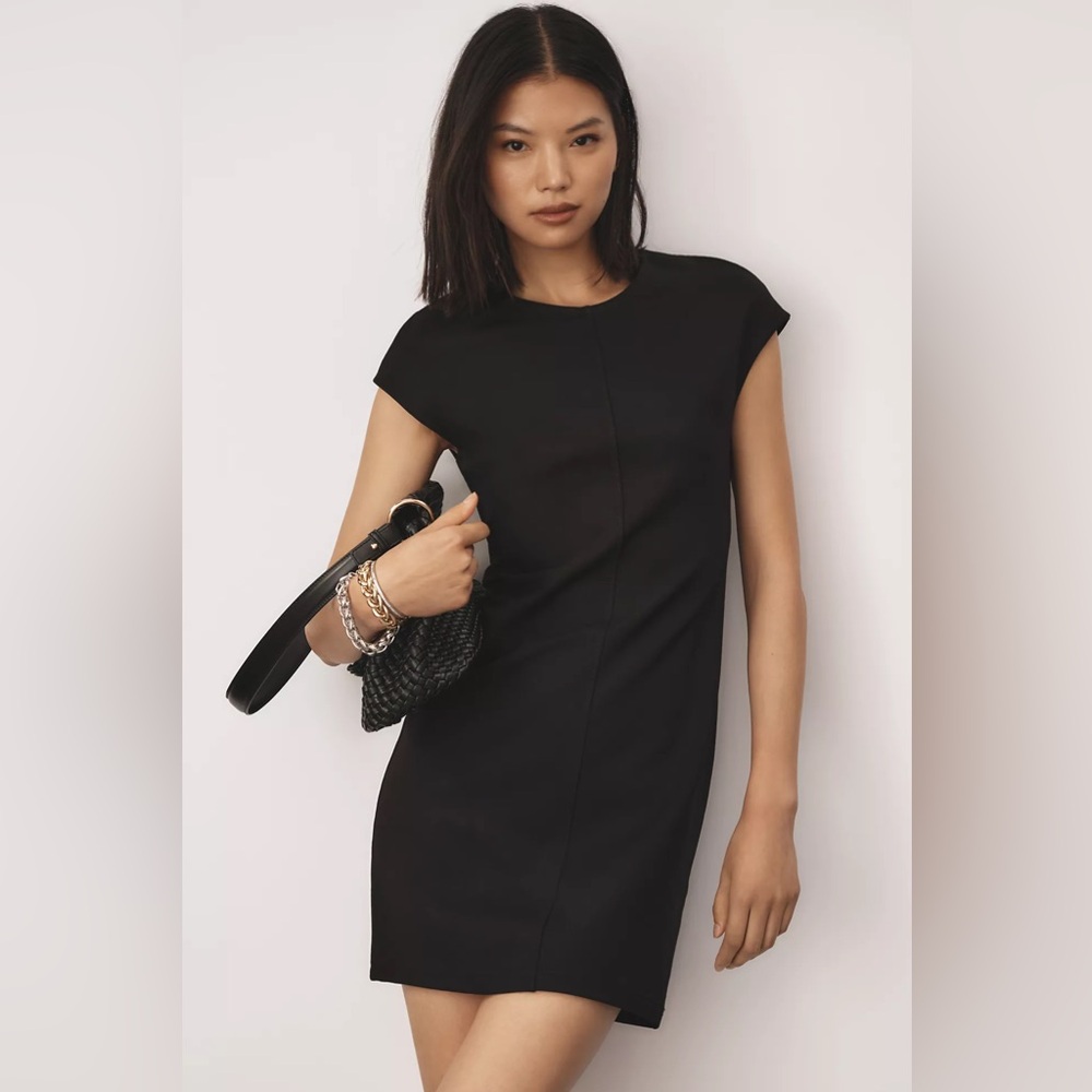 Anthropologie Maeve Cap-Sleeve Slim Mini Dress